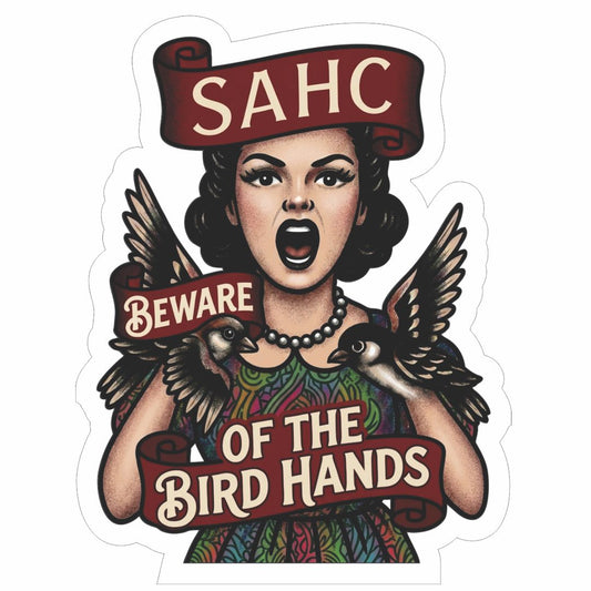 SAHC Bird Hands 4" Decal
