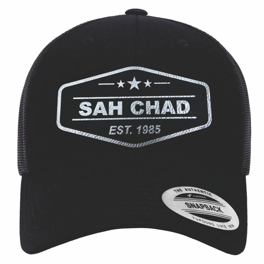 SAHC Logo Laser Engraved Patch Six Panel Hat